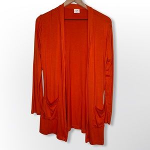 Orange Cardigan